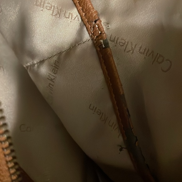 Calvin Klein Caramel Brown Handbag retails $228 - Picture 7 of 7